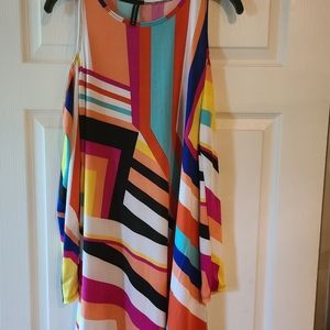 Dolce Bianca cold shoulder long sleeve dress
